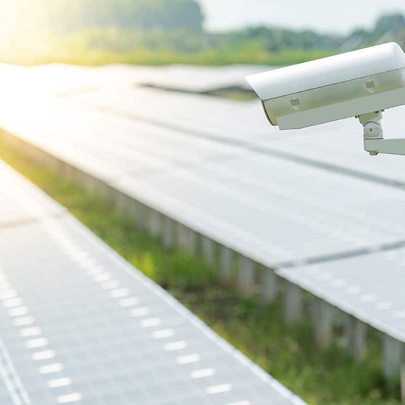 mobile cctv tower on hire on solar farm