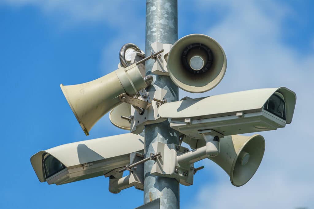 cctv towers as one of the best deterrents for burglars